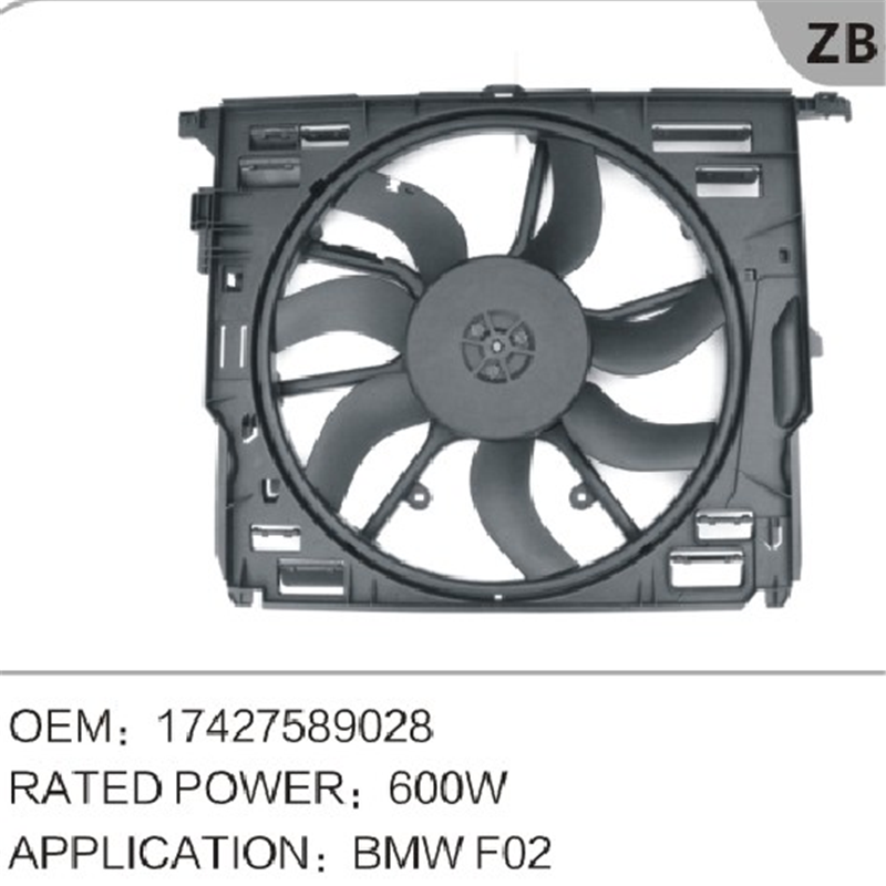 Elektromos hűtőventilátor 17427589028 a BMW F02-hez