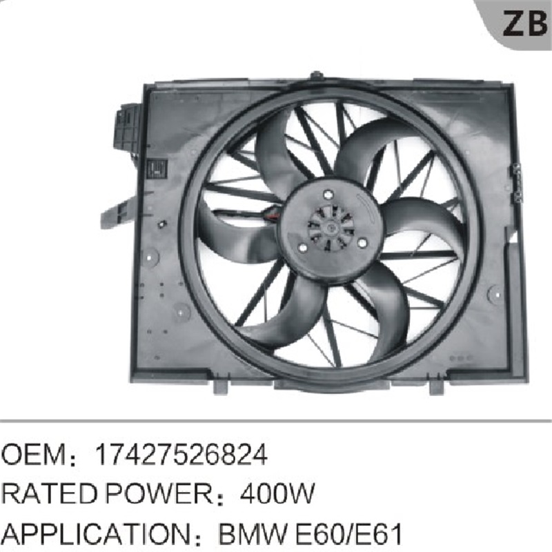 Az E60 OEM Χ 17427526824 automatikus hűtési ventillátor alkatrésze